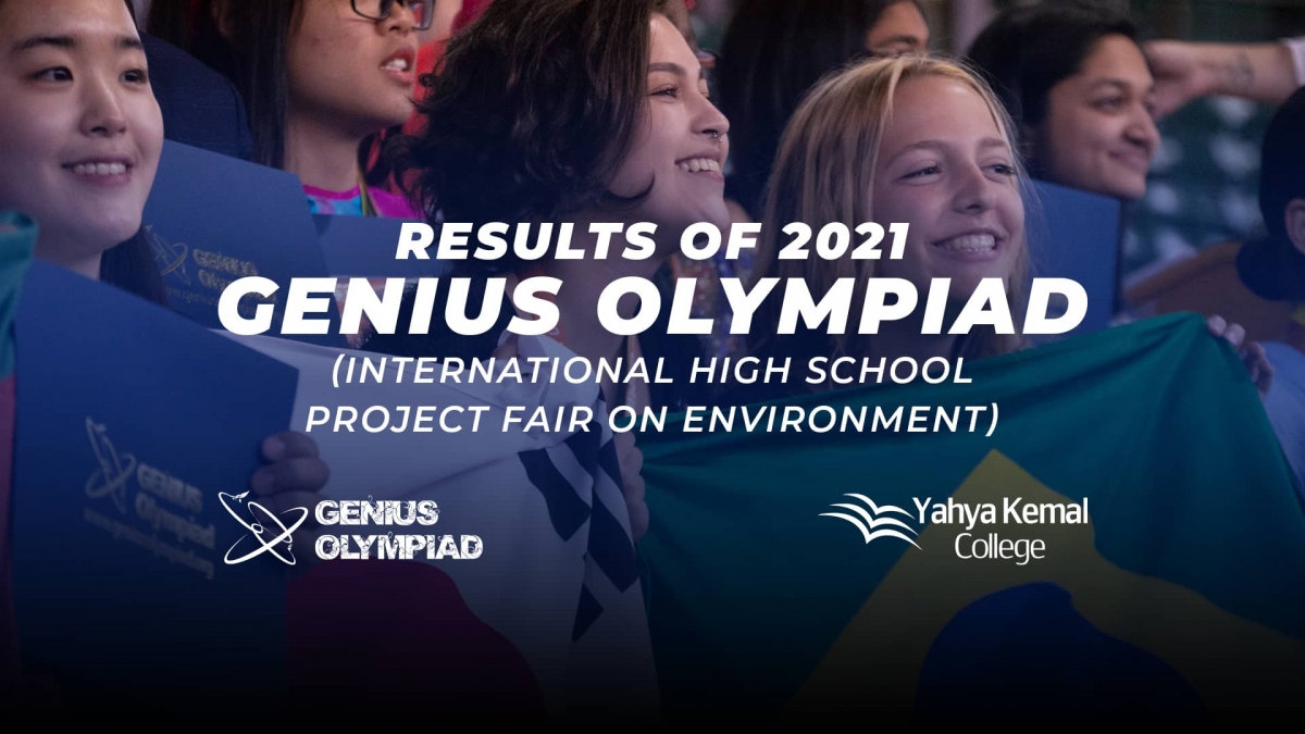 Results of 2021 Genius Olympiad (International High school Project Fair on Environment)